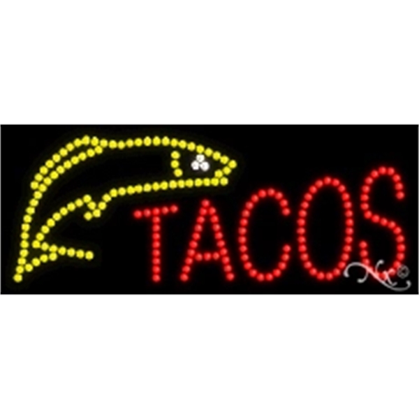 11" x 27" x 1" highly-visible LED sign.... from ASI 30442 Above & Beyond Advertising Products / PromoAdLine