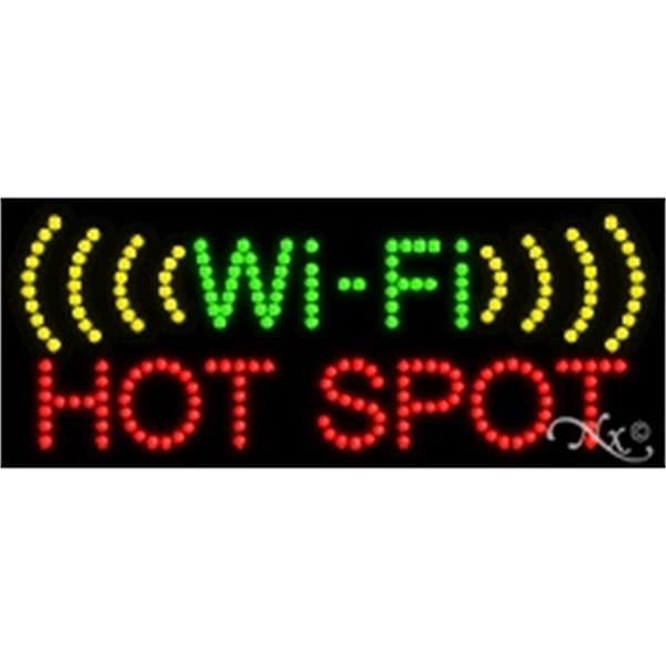 11" x 27" x 1" highly-visible LED sign.... from ASI 30442 Above & Beyond Advertising Products / PromoAdLine