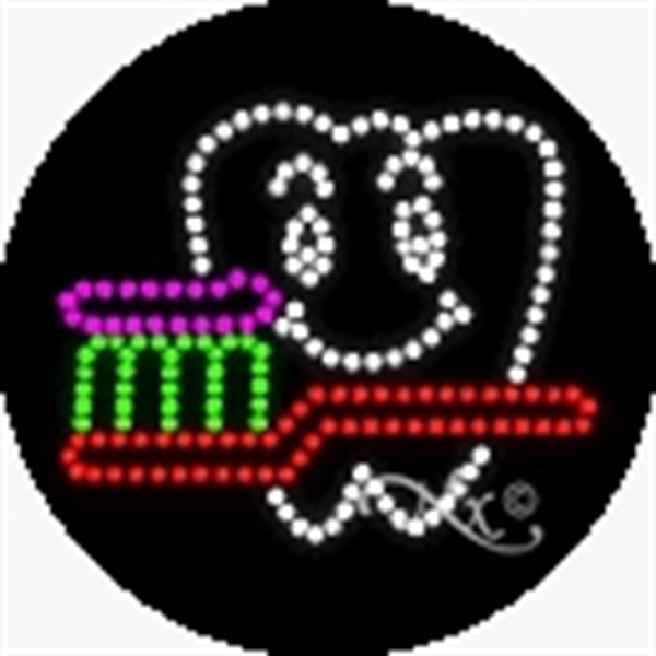 15" x 15" x 1" Dentist logo economic LED sign with... from ASI 30442 Above & Beyond Advertising Products / PromoAdLine