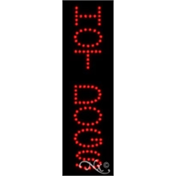 24" x 7" x 1" Hot Dogs economic LED sign with... from ASI 30442 Above & Beyond Advertising Products / PromoAdLine