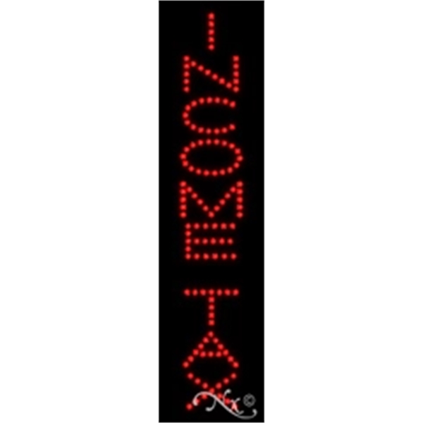 28" x 7" x 1" Income Tax economic LED sign with... from ASI 30442 Above & Beyond Advertising Products / PromoAdLine