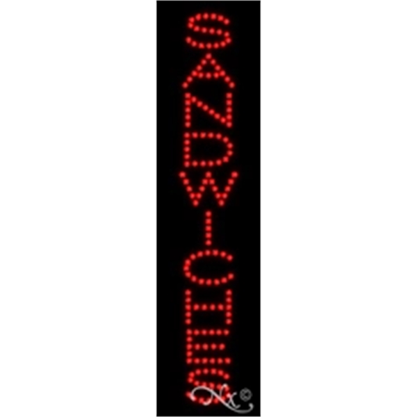 28" x 7" x 1" Sandwiches economic LED sign with high... from ASI 30442 Above & Beyond Advertising Products / PromoAdLine