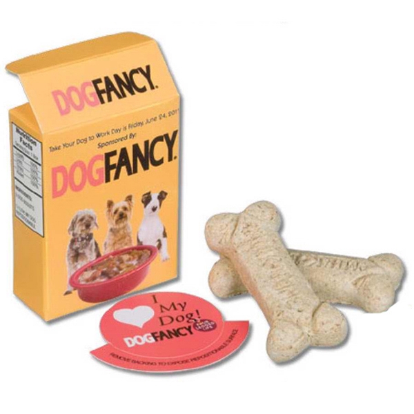 4CP Chipboard box with 2 dog biscuits & repositionalble vinyl circle... from ASI 44830 The Chest / The Chest