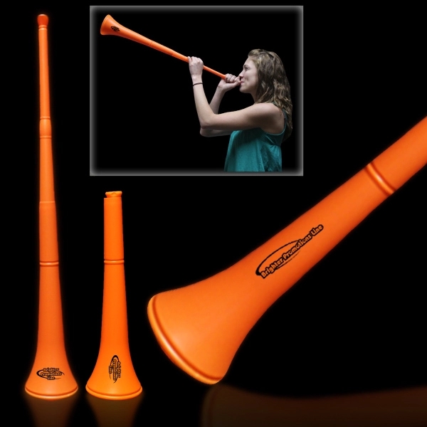 28" plastic stadium horn that collapse down to 15"... from ASI 42016 Brighter Promotions Inc