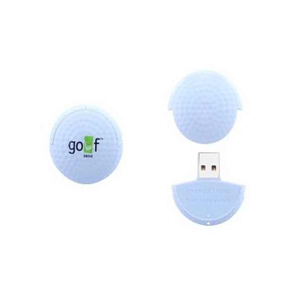 Patented golf ball shaped USB 2.0 flash drive capacity: 64 MB,... from ASI 37218 Athena Promo (tm)