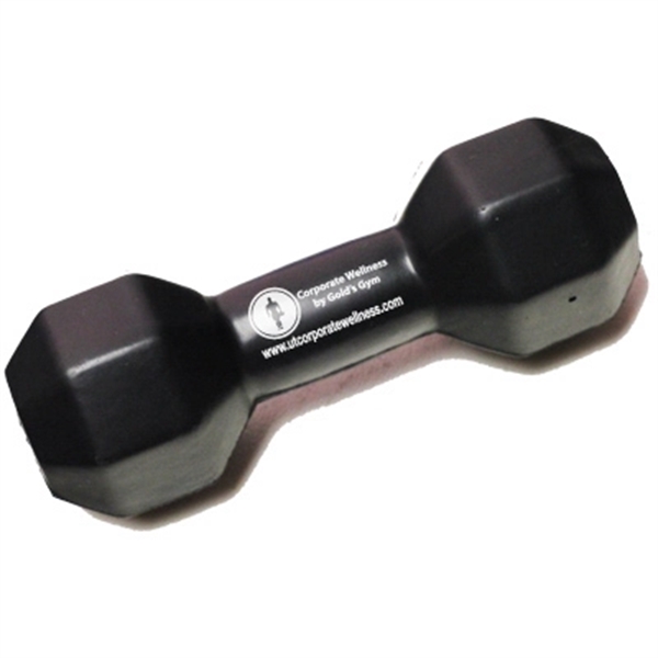 Stress reliever in barbell shape and black color.... from ASI 74779 O & S Supply Company LLC / O & S Supply Company