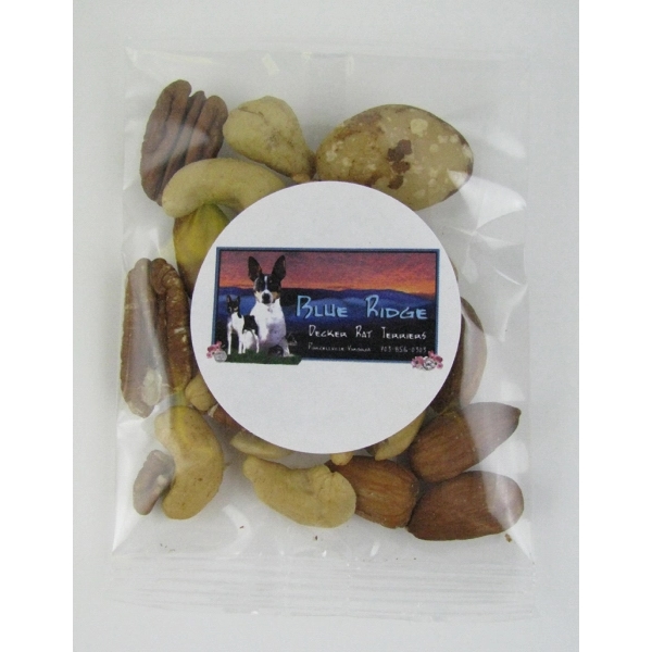 Deluxe mixed nuts in a 3" x 4" bag, 1 oz.... from ASI 44900 NC Custom (CI/Lanco)
