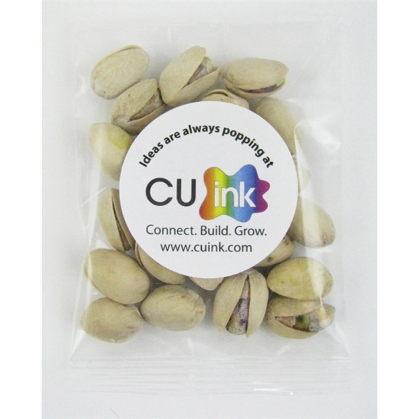 Goody bag filled with jumbo pistachios, 1 oz.... from ASI 44900 NC Custom (CI/Lanco)