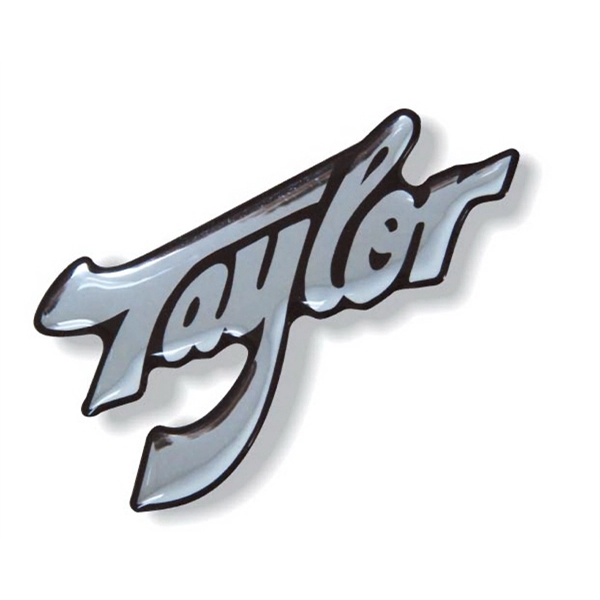 Custom Shape Screen-Printed Chrome Gloss Polyester Domed Decal... from ASI 87400 ArtechPro