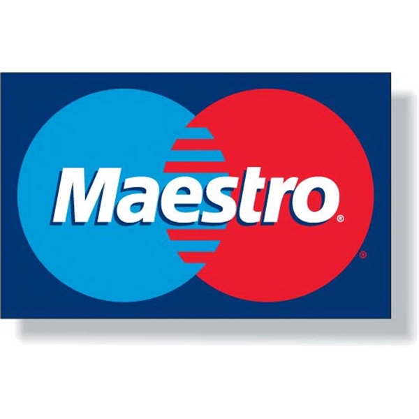 Custom shape white double-sided window decal with standard permanent adhesive, .003... from ASI 87400 ArtechPro