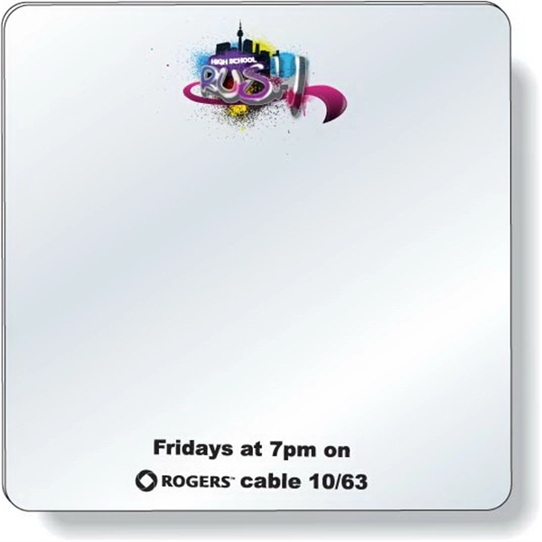 Co-polyester .040 thick mirror with magnetic back. Digitally printed in high... from ASI 87400 ArtechPro