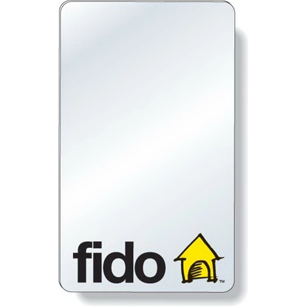 Co-polyester .040 thick plastic mirror with magnetic back. Screen-printed in spot... from ASI 87400 ArtechPro