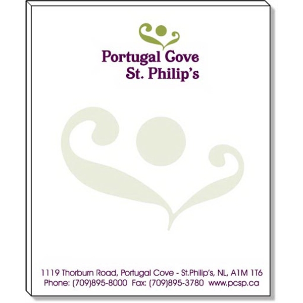 50 Page Magnetic Note-Pad. Standard Spot color imprint.... from ASI 87400 ArtechPro