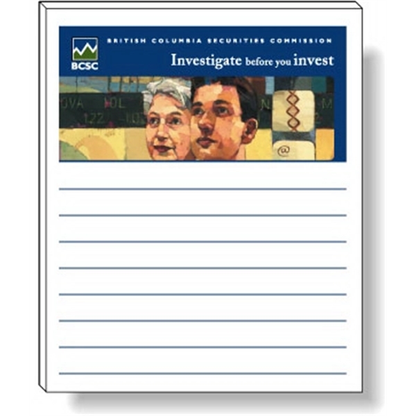 Note pad with 50 sheets and strong magnet strip on back.... from ASI 87400 ArtechPro