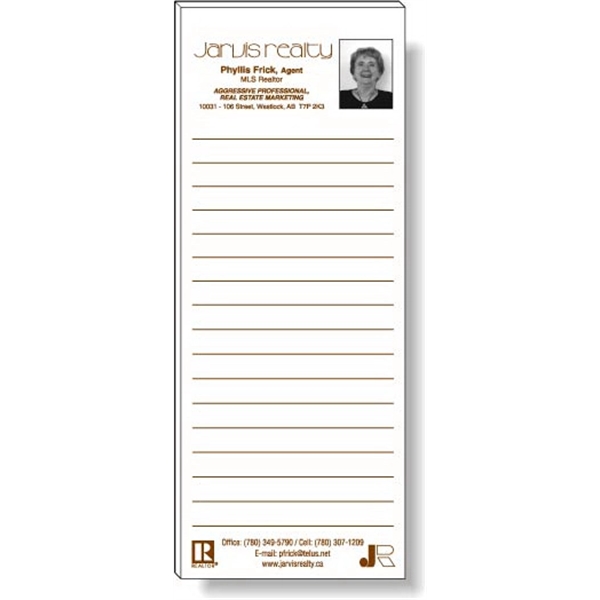 50 Page Magnetic Note-Pad. Standard Spot color imprint.... from ASI 87400 ArtechPro