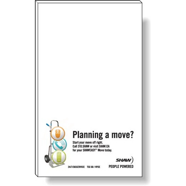 50 Page Magnetic Note-Pad. Standard Spot color imprint.... from ASI 87400 ArtechPro