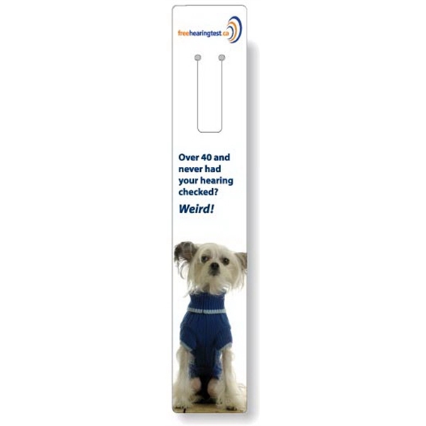 Punched clip plastic bookmark / ruler with high resolution full color... from ASI 87400 ArtechPro