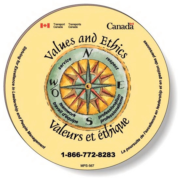 Round natural cork bottom coaster with plastic top.... from ASI 87400 ArtechPro