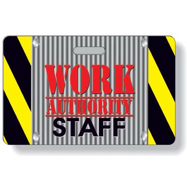 Horizontal shape .030 premium neck tag.... from ASI 87400 ArtechPro