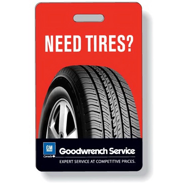 Vertical shape .030 premium neck tag.... from ASI 87400 ArtechPro