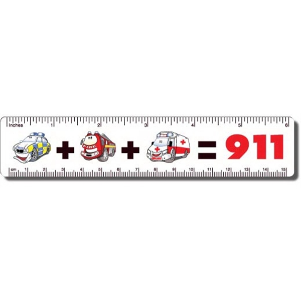 White Gloss Flexible .020 PVC Plastic Rulers. Screen-printed in spot colors.... from ASI 87400 ArtechPro