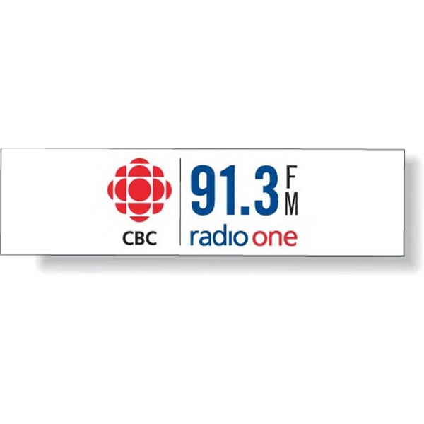 Removable white matte vinyl bumper decal.... from ASI 87400 ArtechPro