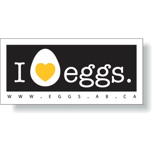 Removable white matte vinyl bumper decal.... from ASI 87400 ArtechPro