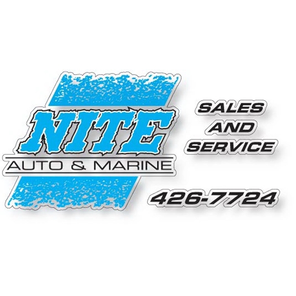 Econo vinyl silhouette decal. Screen-printed in spot colors.... from ASI 87400 ArtechPro