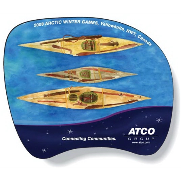 Sealed Edge Mousepad with clear textured vinyl front and 1/16" synthetic... from ASI 87400 ArtechPro