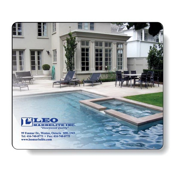 Sealed Edge Mousepad with clear textured vinyl front and 1/16" synthetic... from ASI 87400 ArtechPro