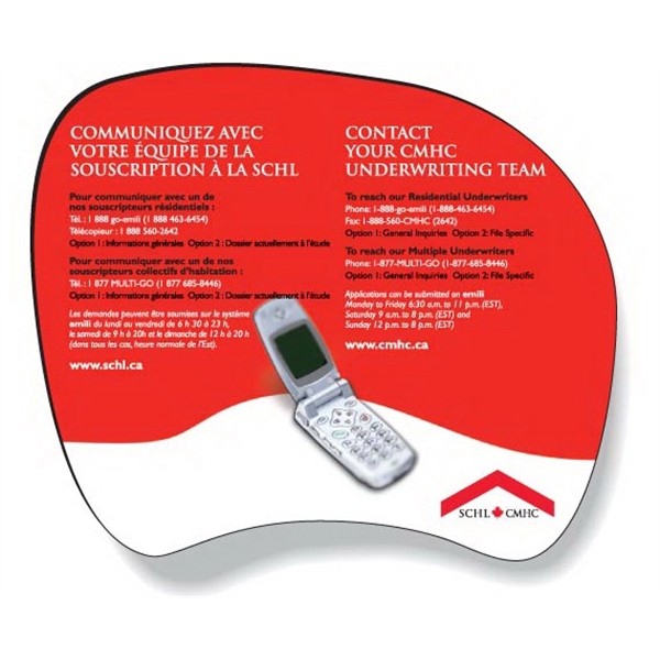 1/8" Traditional Mousepad with clear textured vinyl topcoat and rubber base.... from ASI 87400 ArtechPro