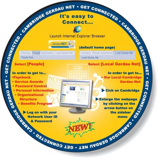 Traditional round mouse pad with 3/32" rubber back and hard front... from ASI 87400 ArtechPro