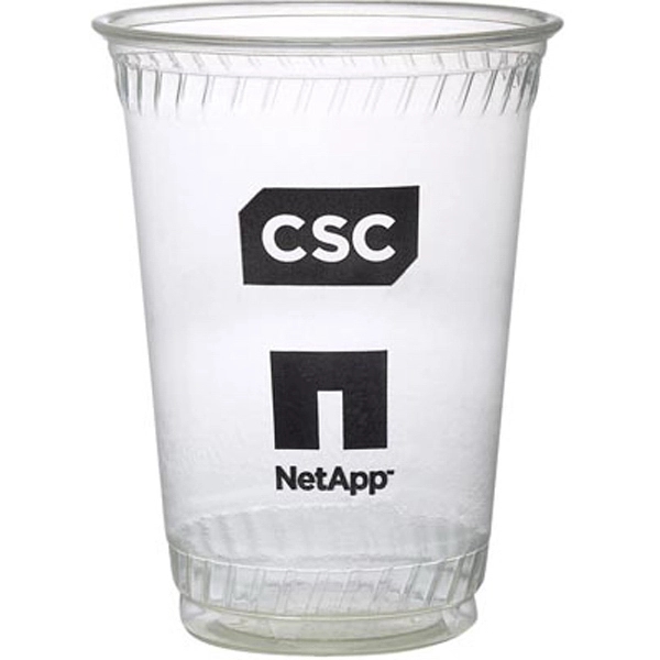 Quick Ship ten ounce Eco-Friendly soft sided plastic compostable cup.... from ASI 31490 Admatch Corporation / Admatch-Regal