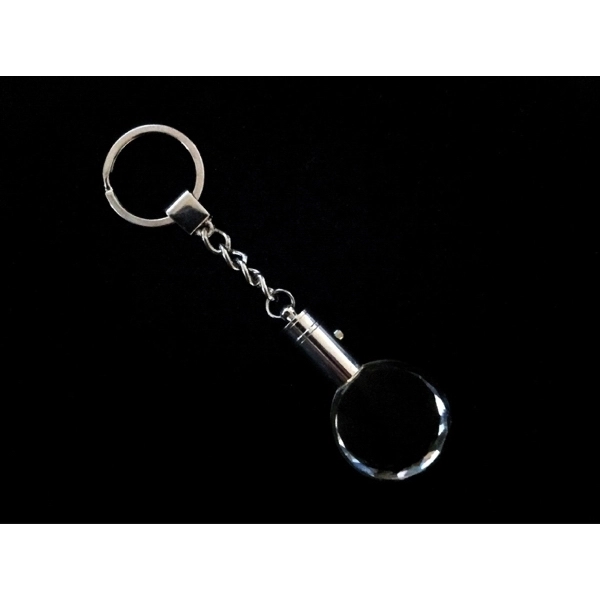 Round Crystal Keychain with Light... from ASI 55540 Furniward Company / Furniward