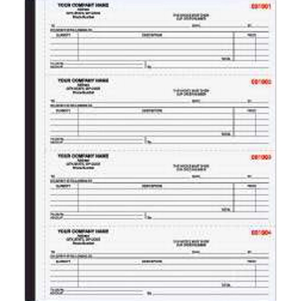 Economy carbonless multiform book with 4 on a page, last part... from ASI 52493 Ennis Inc
