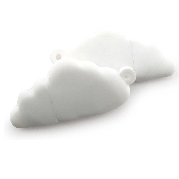 USB drive made of PVC material that's shaped like a cloud;... from ASI 63776 KTI Networks Inc / KTI Promo