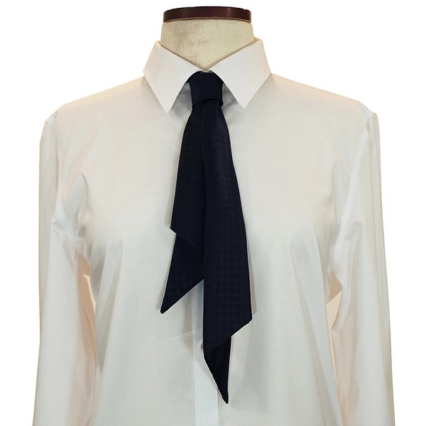 Navy blue Beckett polyester ladies ascot.... from ASI 98085 Wolfmark