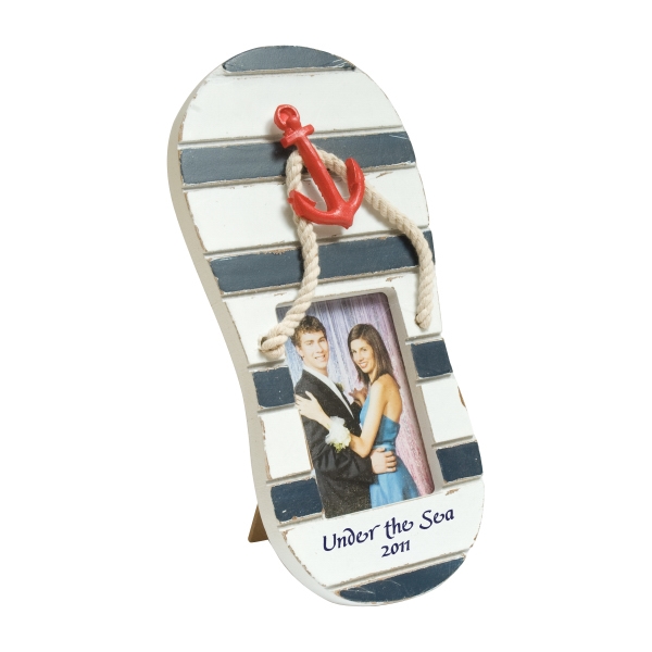 White nautical sandal frame with blue accents.... from ASI 62190 Illini / Illini