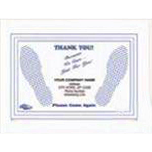 Floor mat, footprints design.... from ASI 52493 Ennis Inc