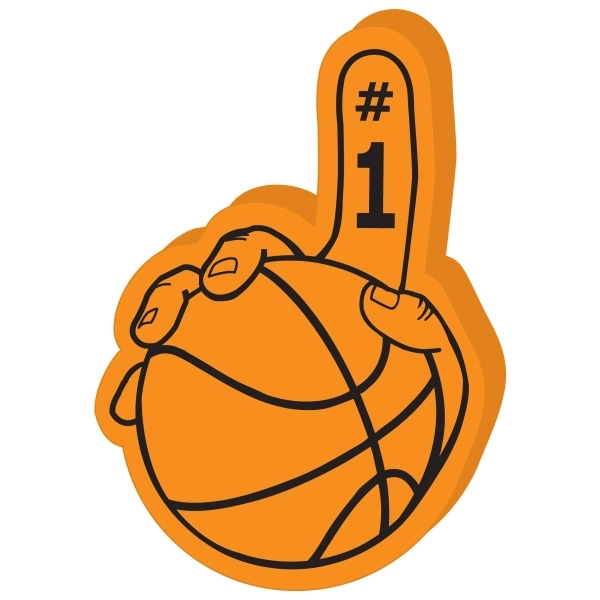 Basketball Foam Hand Cheering Mitt... from ASI 54886 Foamworx / FoamWorx