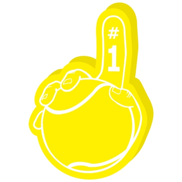 Tennis Foam Hand Cheering Mitt... from ASI 54886 Foamworx / FoamWorx