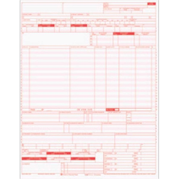 CMS-1450 revised insurance claims form for laser printer.... from ASI 52493 Ennis Inc