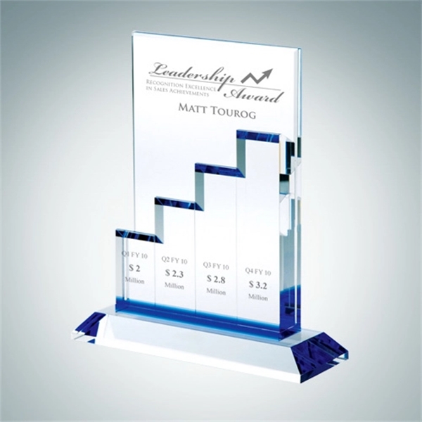 Blue Accents Crystal Award... from ASI 47791 Best Deal Awards / Best Deal Awards