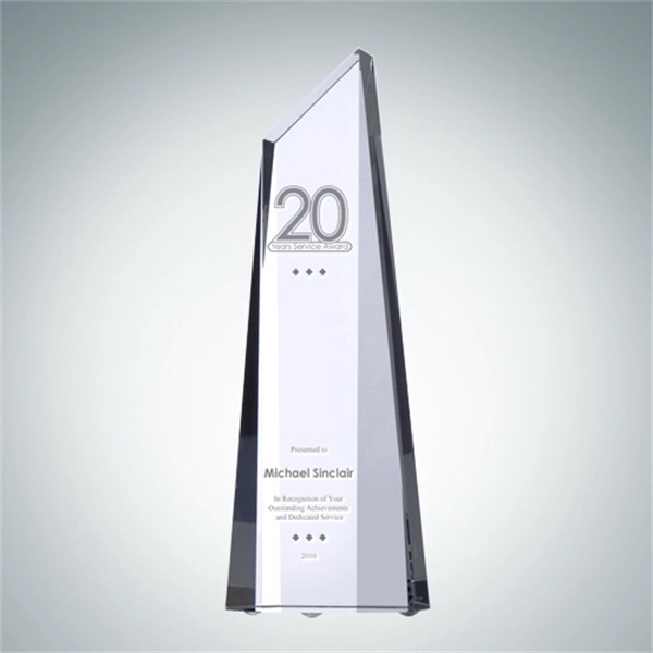 Obelisk crystal glass award.... from ASI 47791 Best Deal Awards / Best Deal Awards
