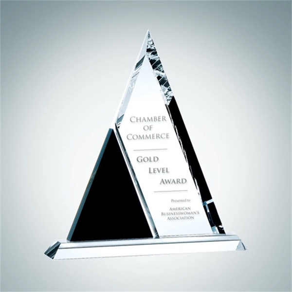 Crystal glass duet triangle award.... from ASI 47791 Best Deal Awards / Best Deal Awards