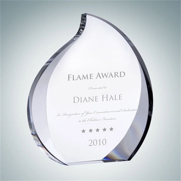 Crystal glass flame award.... from ASI 47791 Best Deal Awards / Best Deal Awards