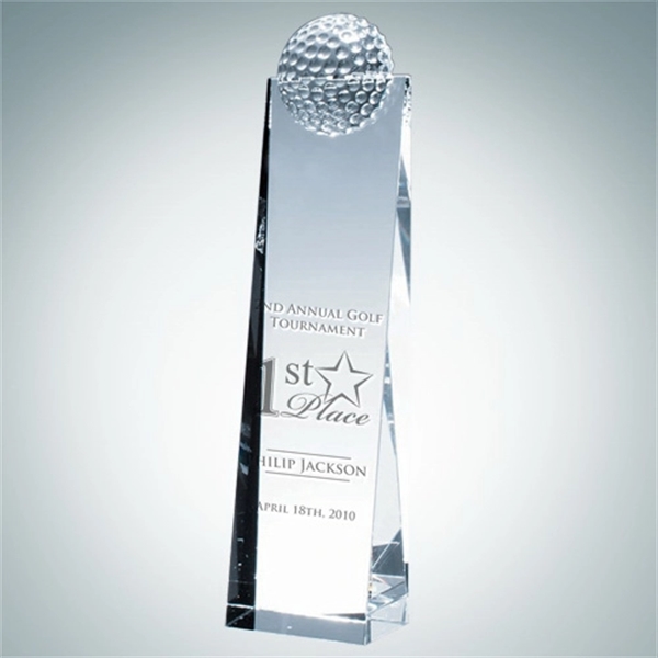 Crystal glass golf ball tower.... from ASI 47791 Best Deal Awards