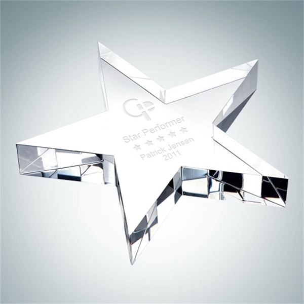 Crystal glass flat star.... from ASI 47791 Best Deal Awards
