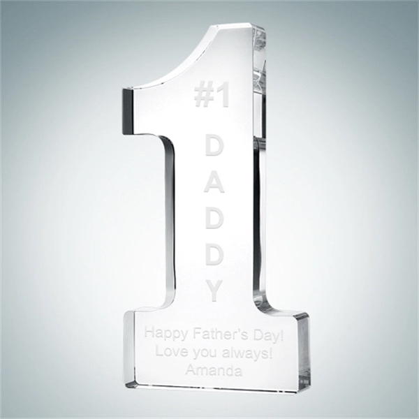 Crystal glass Number 1.... from ASI 47791 Best Deal Awards