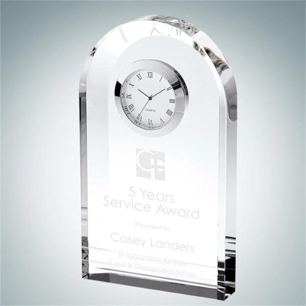 Clock crystal glass arch tower.... from ASI 47791 Best Deal Awards / Best Deal Awards